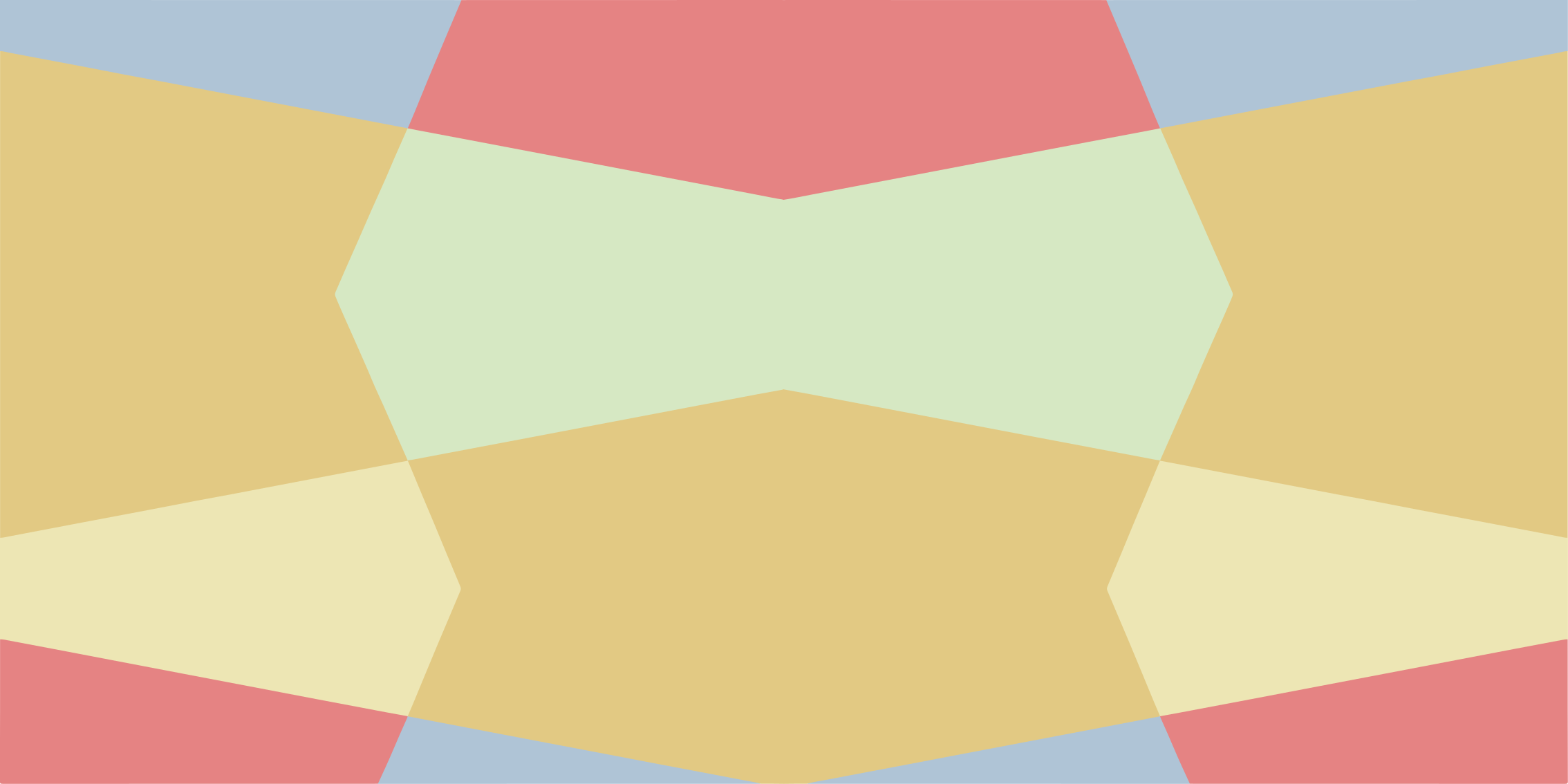 Geometric vinyl rug in pastel color blocks - TenStickers