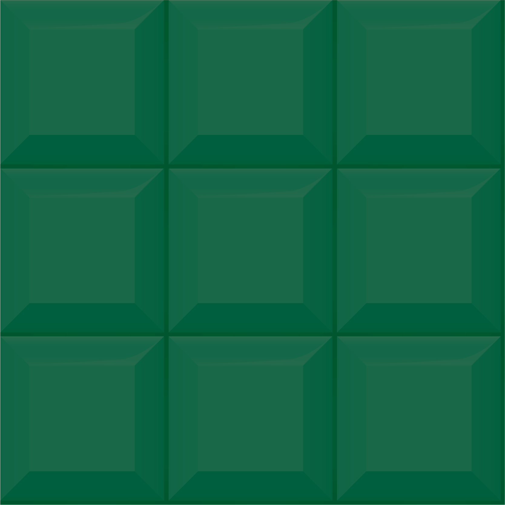 Geometric vinyl rug green 3d tiles - TenStickers