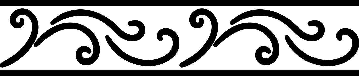 Bedroom vinyl rug with monochrome tribal borders - TenStickers