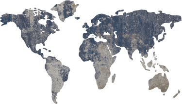 World map vinyl rug blue wall texture decor - TenStickers