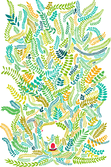 Kids vinyl rug beautiful reading fantasy vinyl - TenStickers