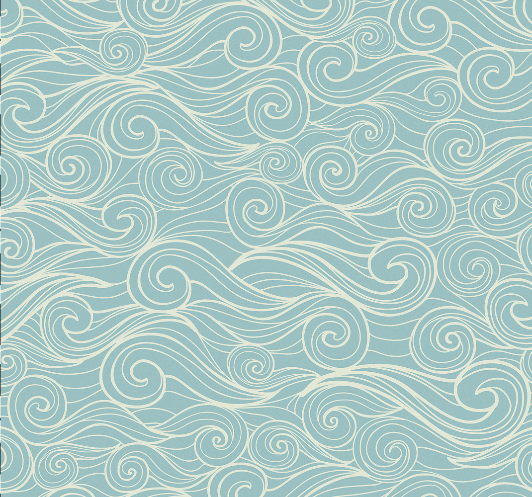 Bathroom vinyl rug ocean wave design - TenStickers