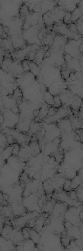 Bathroom vinyl rug with black grungy marble texture - TenStickers