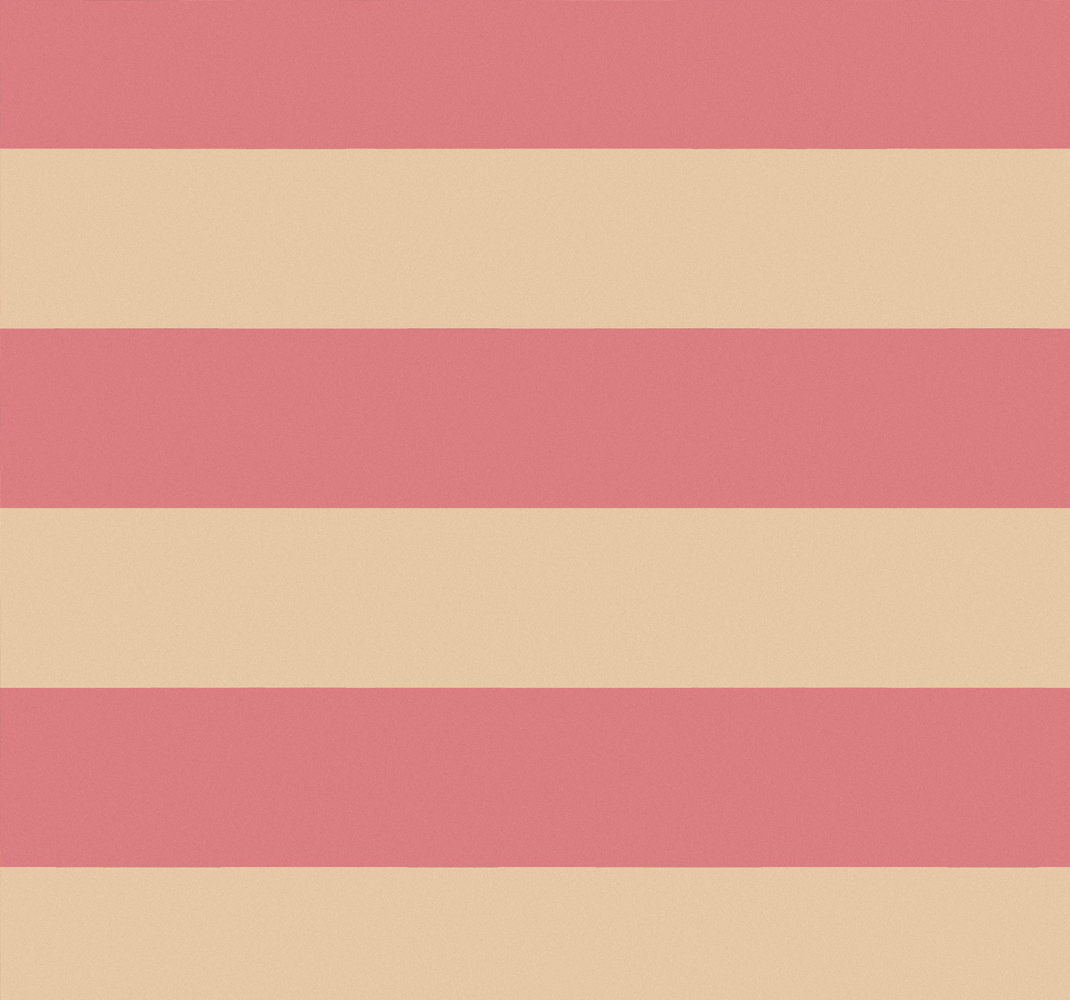 Kitchen vinyl rug in pink horizontal stripes - TenStickers