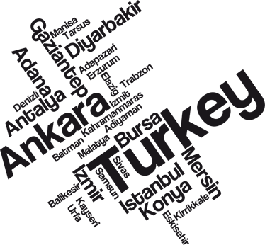 Bedroom vinyl rug with decorative text turkey - TenStickers