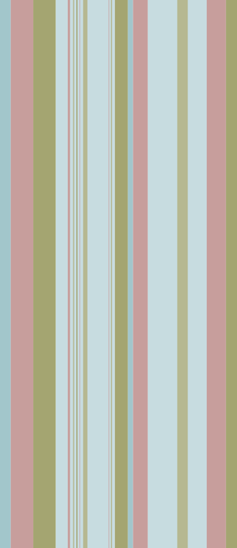 Blue and green 80s stripes bedroom vinyl rug - TenStickers