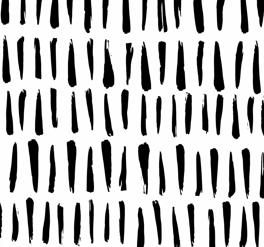 Nordic vinyl rug with uneven stripes pattern - TenStickers