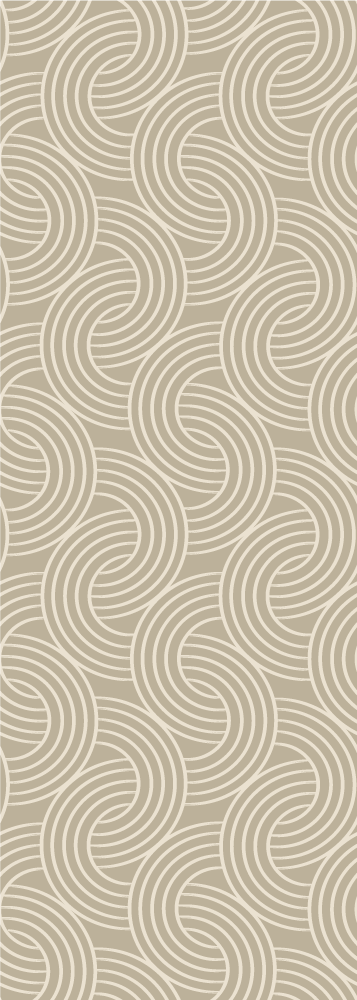 Nordic vinyl rug in scandinavian beige pattern - TenStickers