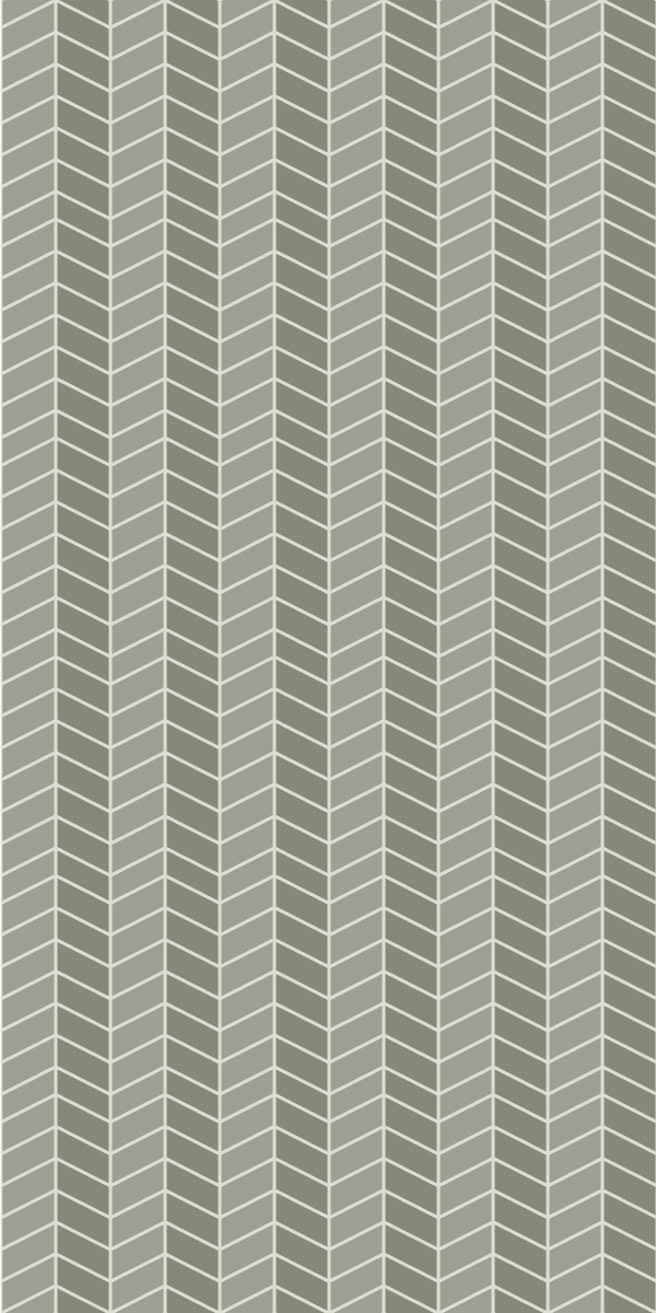 Nordic vinyl rug in scandinavian pastel green stripes - TenStickers