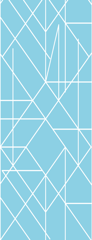 Nordic vinyl rug in geometric mosaic design - TenStickers