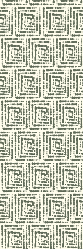 Nordic vinyl rug in green japandi irregular pattern - TenStickers
