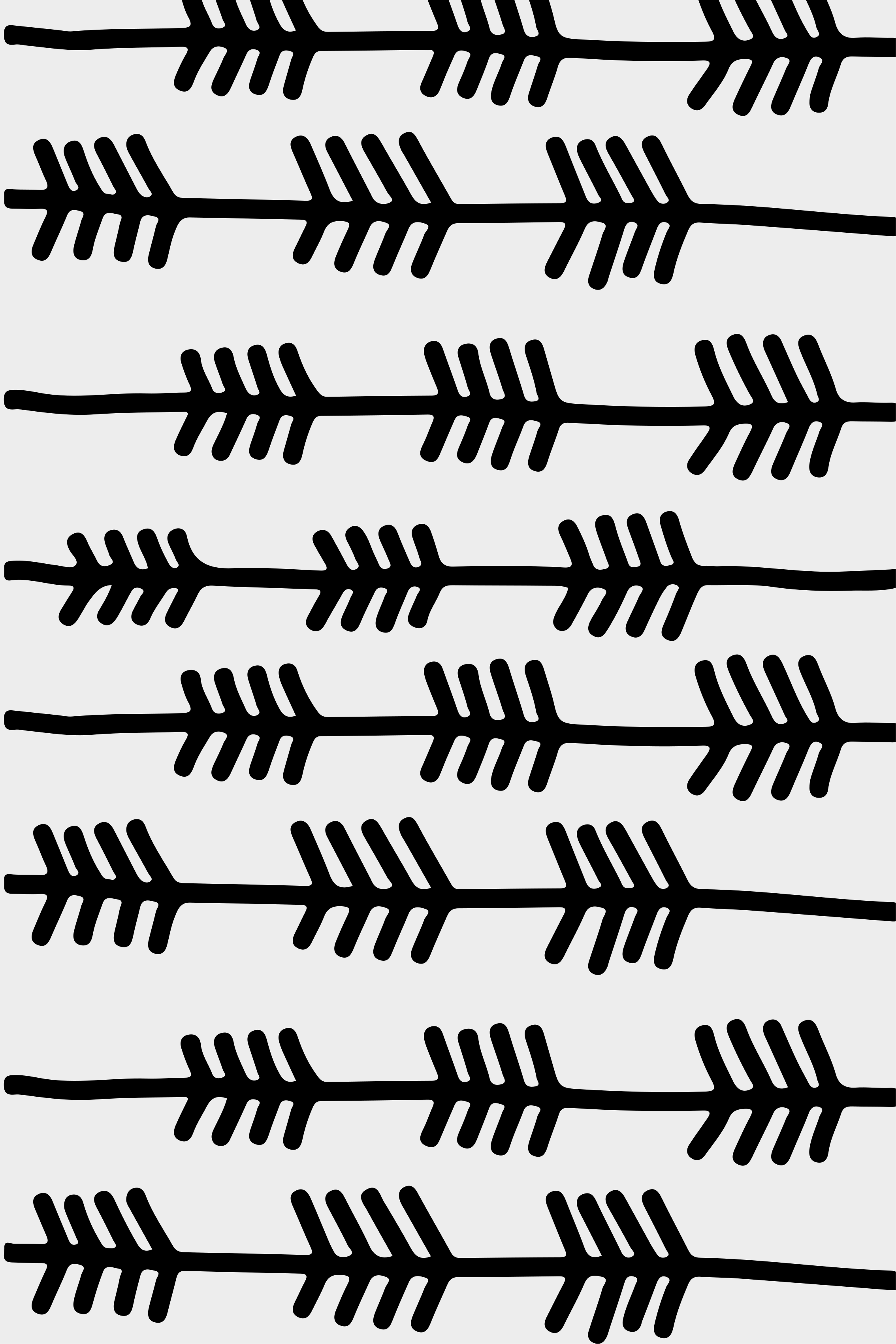 Nordic vinyl rug with black abstract arrows on white - TenStickers