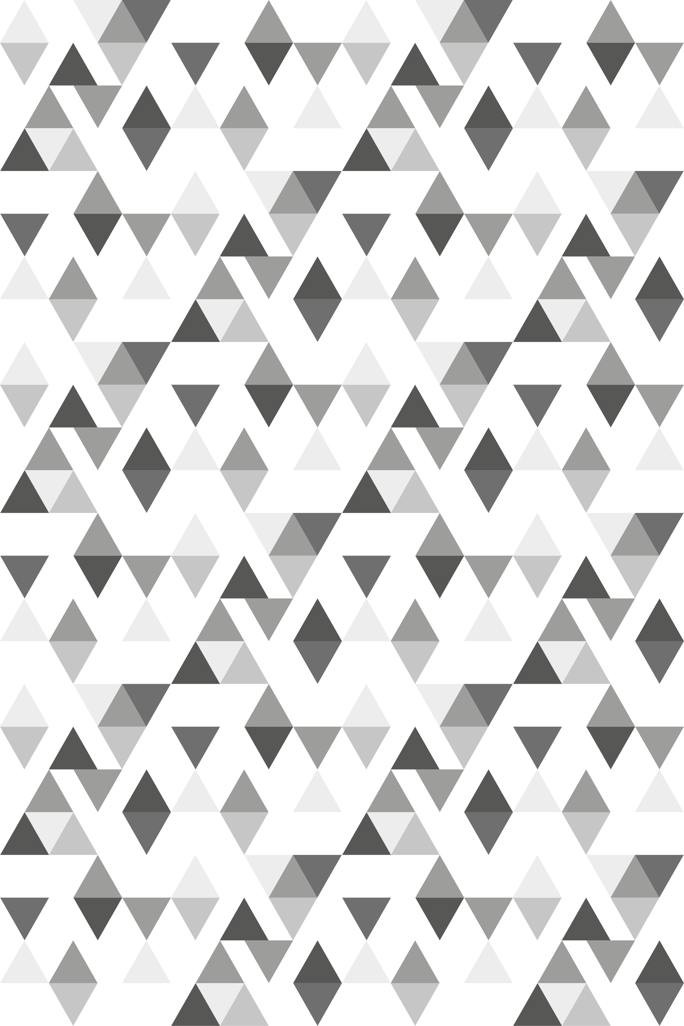 Nordic vinyl rug in light grey and white triangles - TenStickers