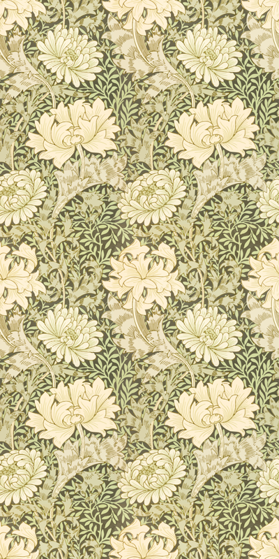Nature vinyl rug modern style chrysanthemum design - TenStickers