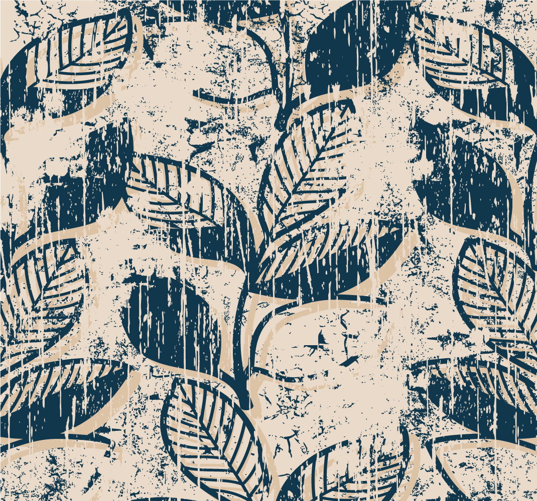 Vintage vinyl rug with grunge vintage design - TenStickers