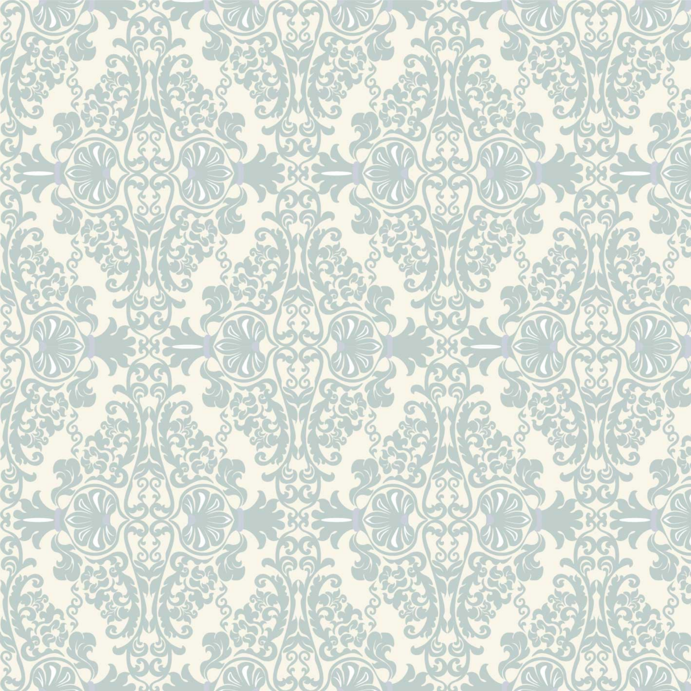 Vintage vinyl rug with green pattern - TenStickers
