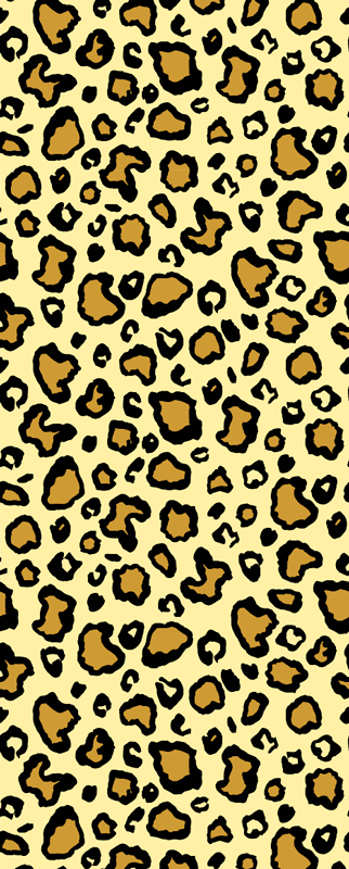 Animal vinyl rug leopard print classic pattern - TenStickers