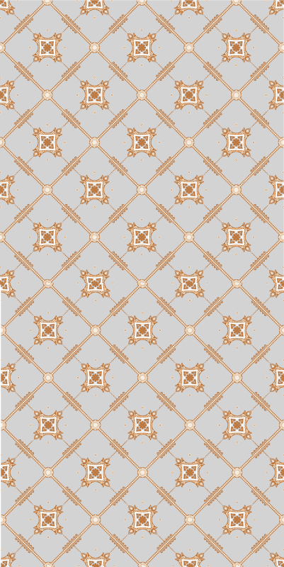 Textured vinyl rug tile style diamond - TenStickers