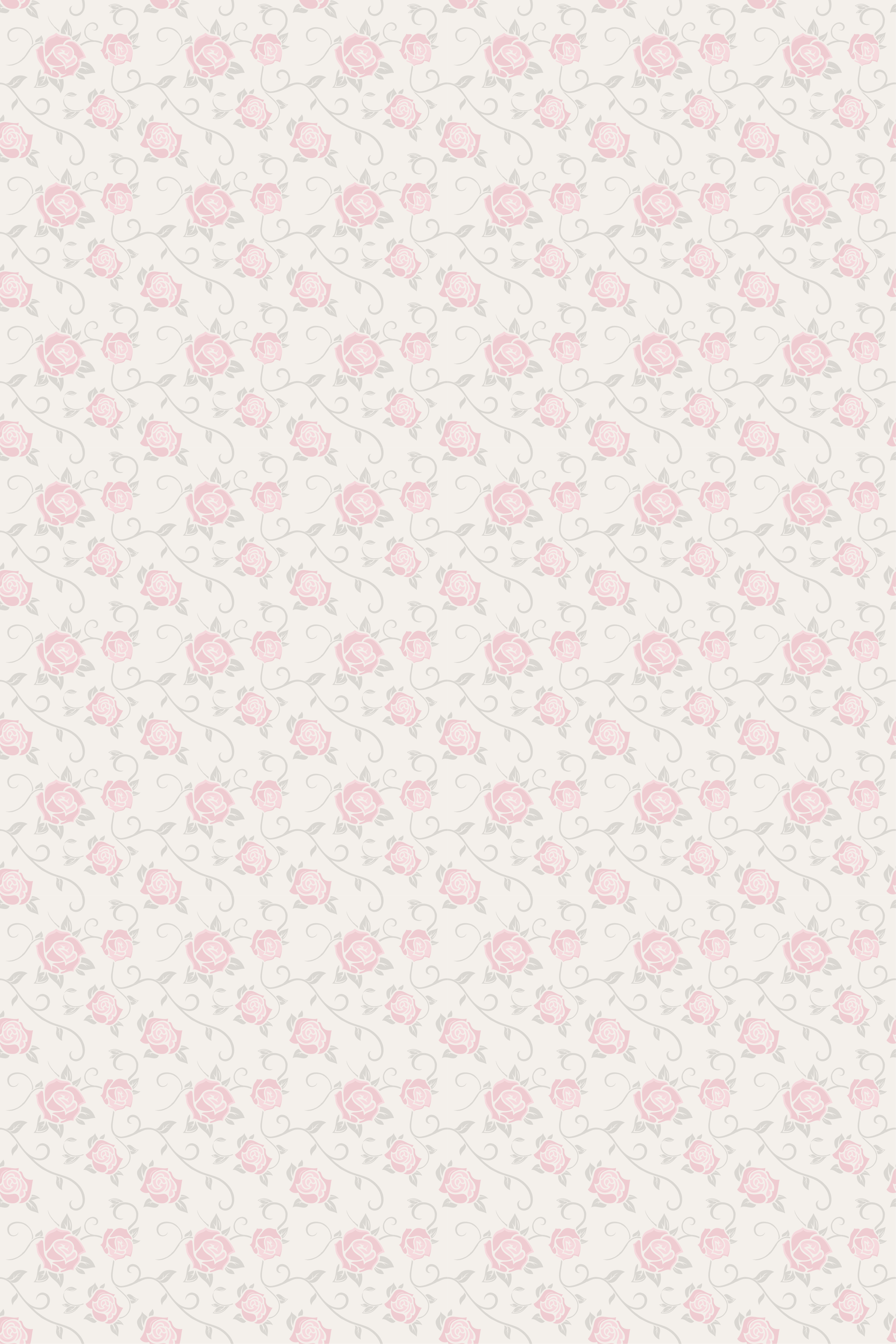 Vintage vinyl rug little flowers vintage design - TenStickers