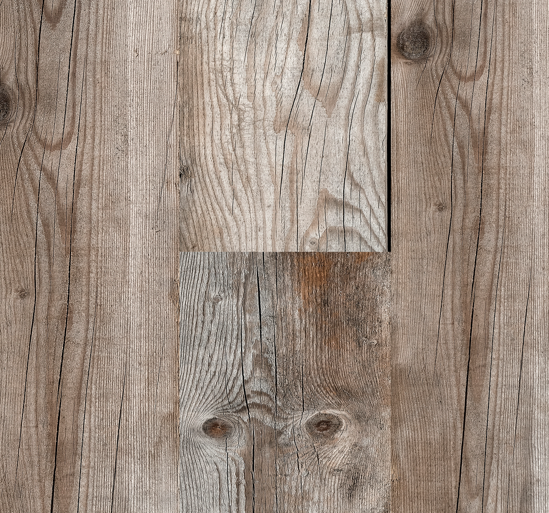Textured vinyl rug in rustic timber style - TenStickers