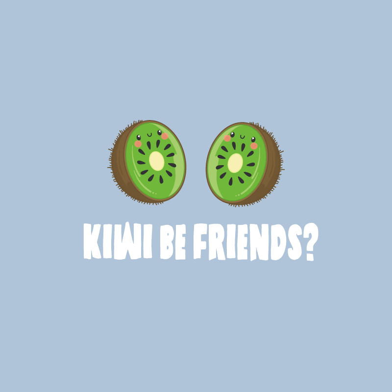 Custom vinyl rug with a humorous kiwi quote - TenStickers