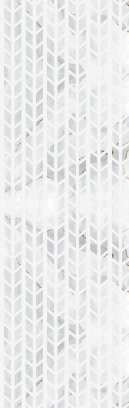 Textured vinyl rug with small gold marble tiles - TenStickers