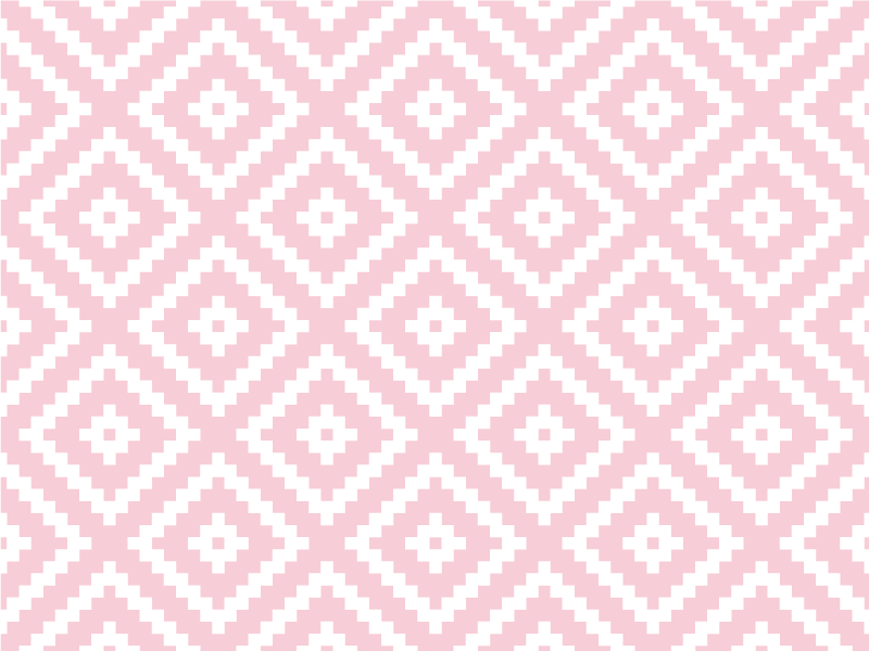 Textured vinyl rug in pink squares geometric pattern - TenStickers