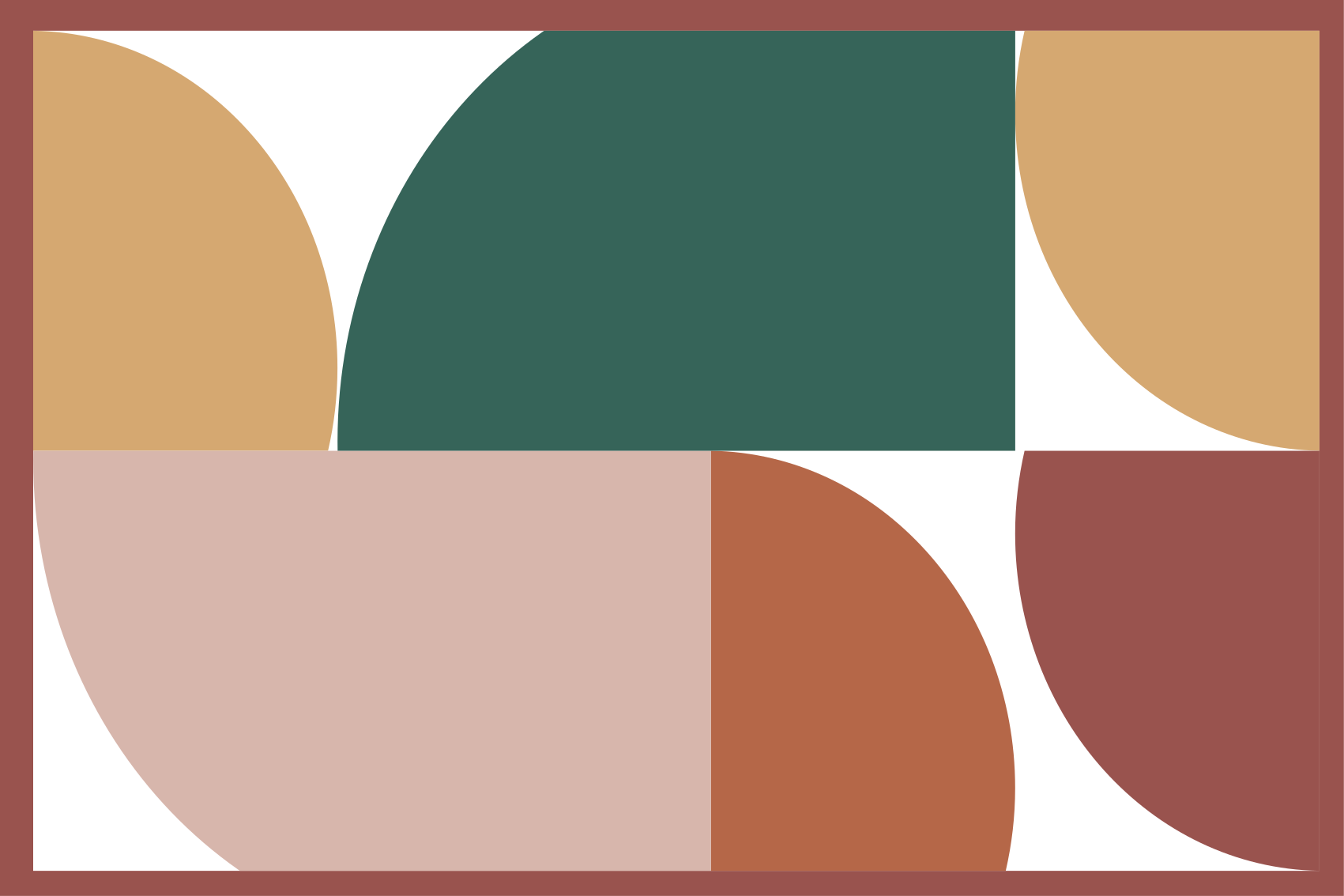 Geometric vinyl rug with abstract pattern design - TenStickers