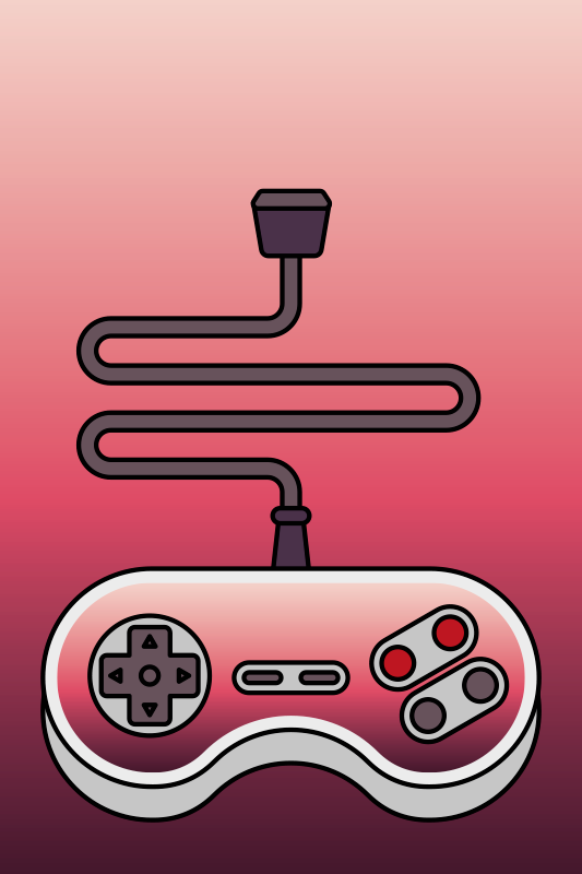 Gaming vinyl rug kids remote console - TenStickers