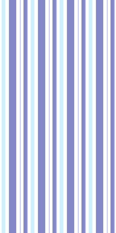 Hallway vinyl rug with thin vertical blue stripes - TenStickers