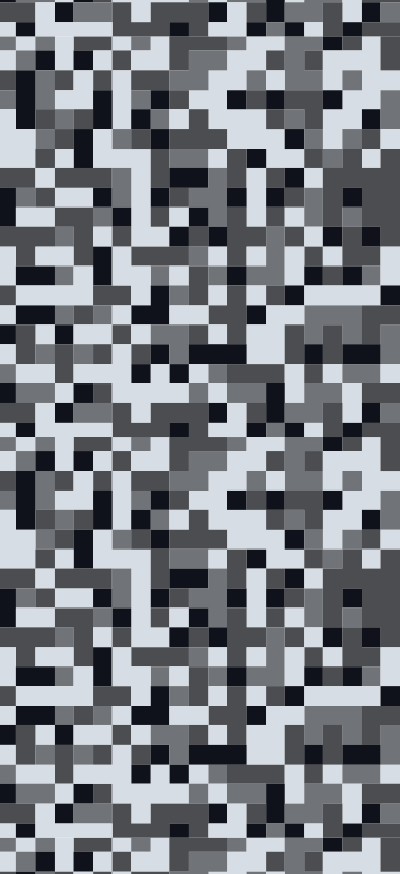 Hallway vinyl rug in nordic grey square design - TenStickers