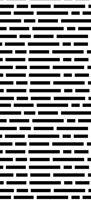 Hallway vinyl rug in nordic style black and white rectangles - TenStickers