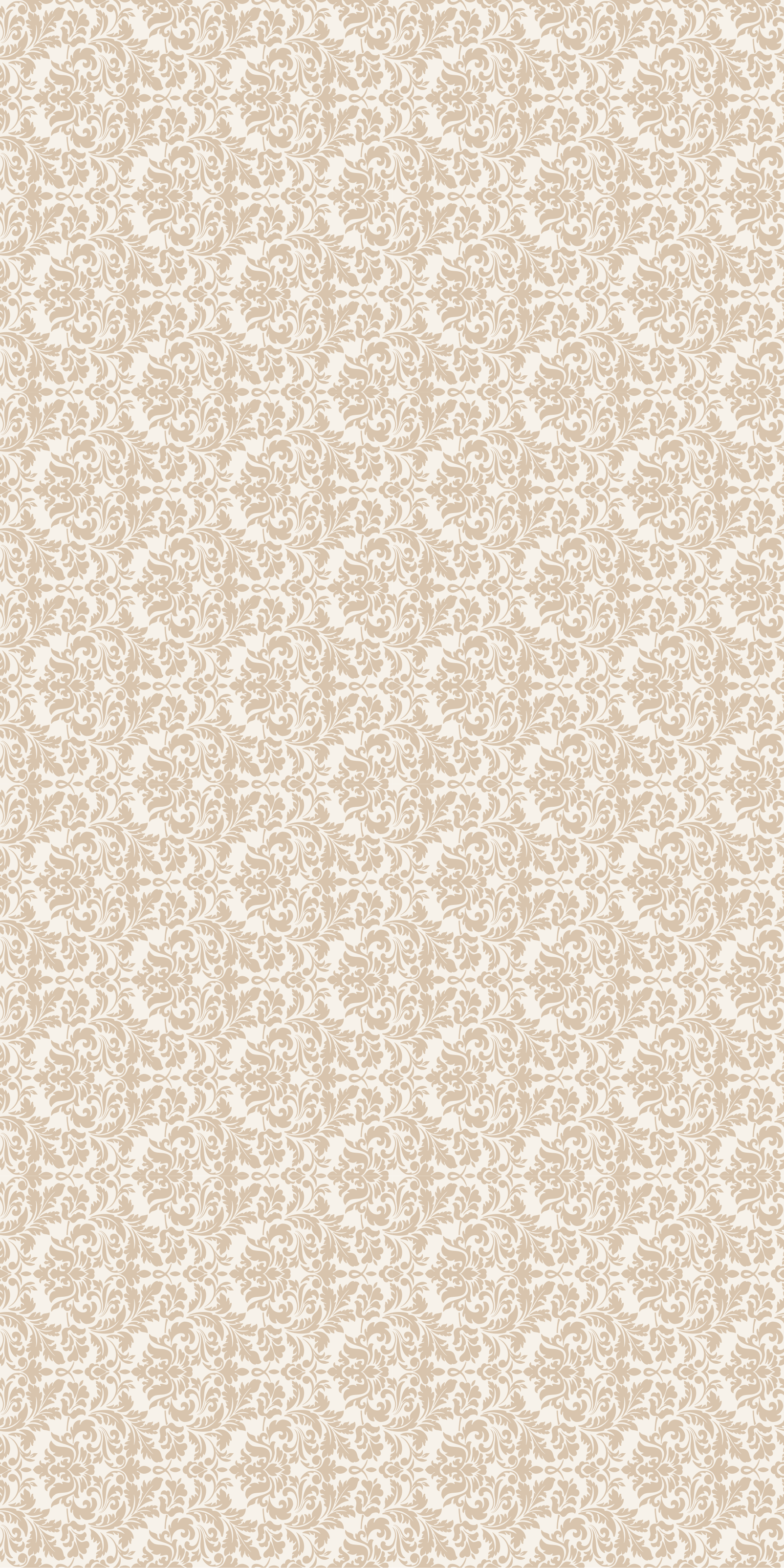 Beige vinyl rug with antique light beige design - TenStickers