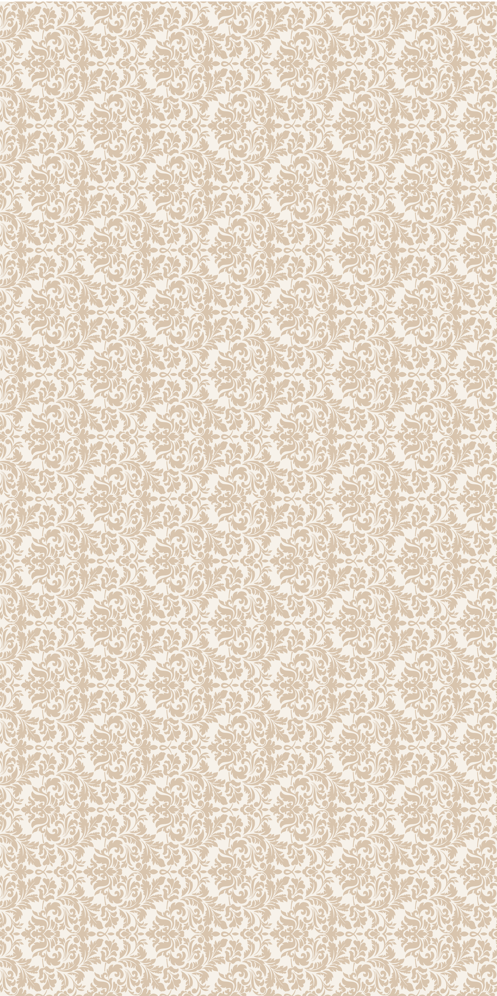 Beige vinyl rug with antique light beige pattern - TenStickers