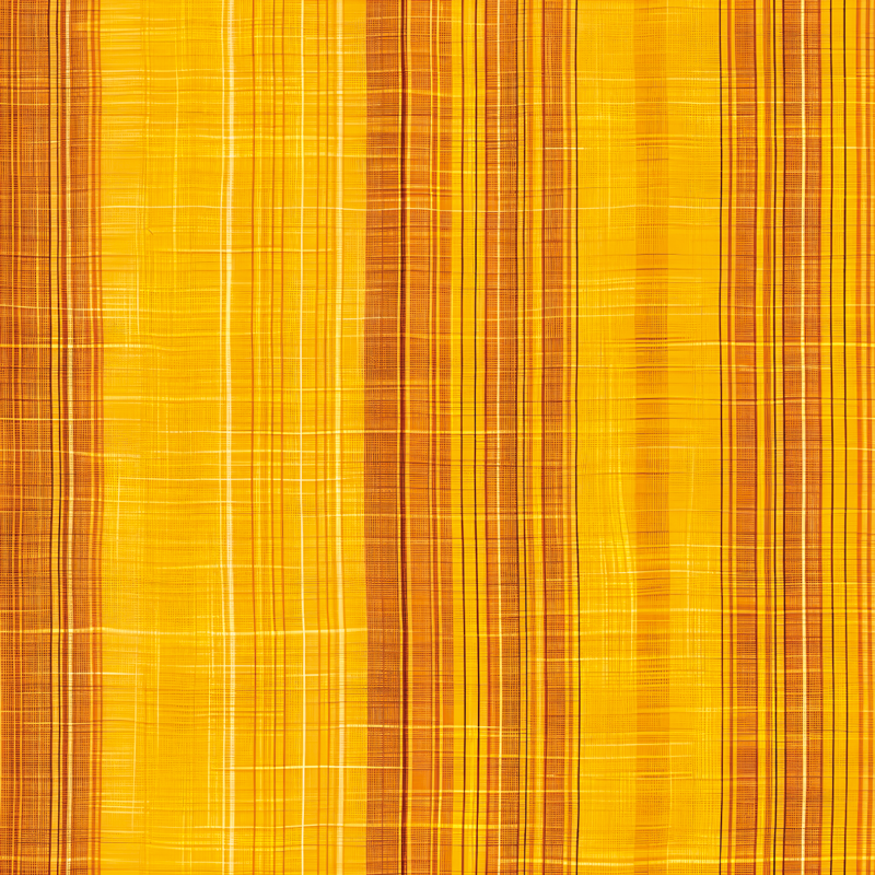 Yellow vinyl rug with striped sunflower patterns - TenStickers