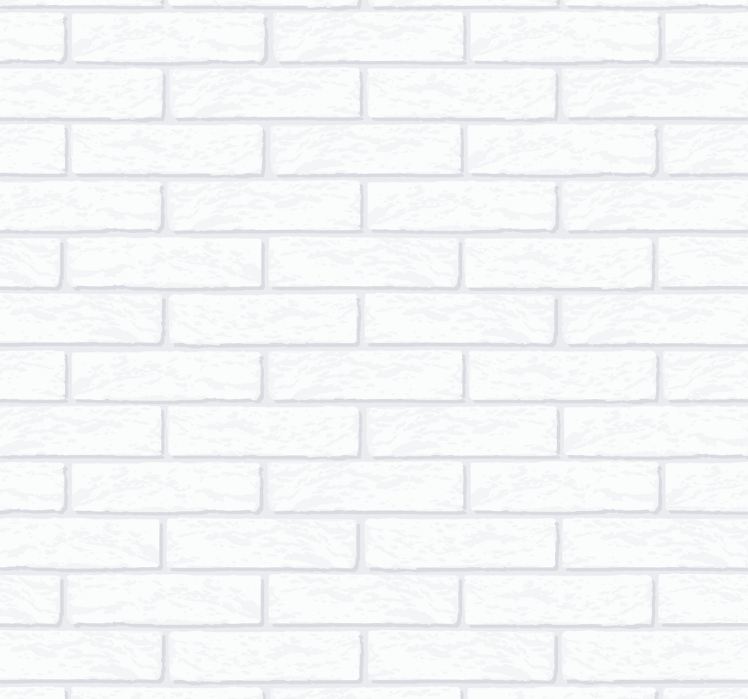 White vinyl rug in white brick pattern - TenStickers