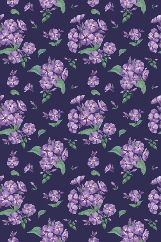 Purple vinyl rug in amethyst shade - TenStickers