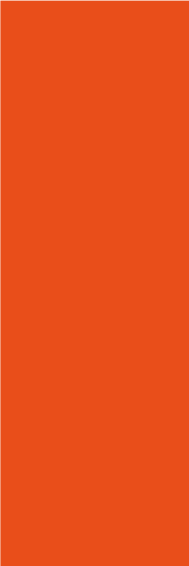 Orange vinyl rug in vibrant tangerine color - TenStickers