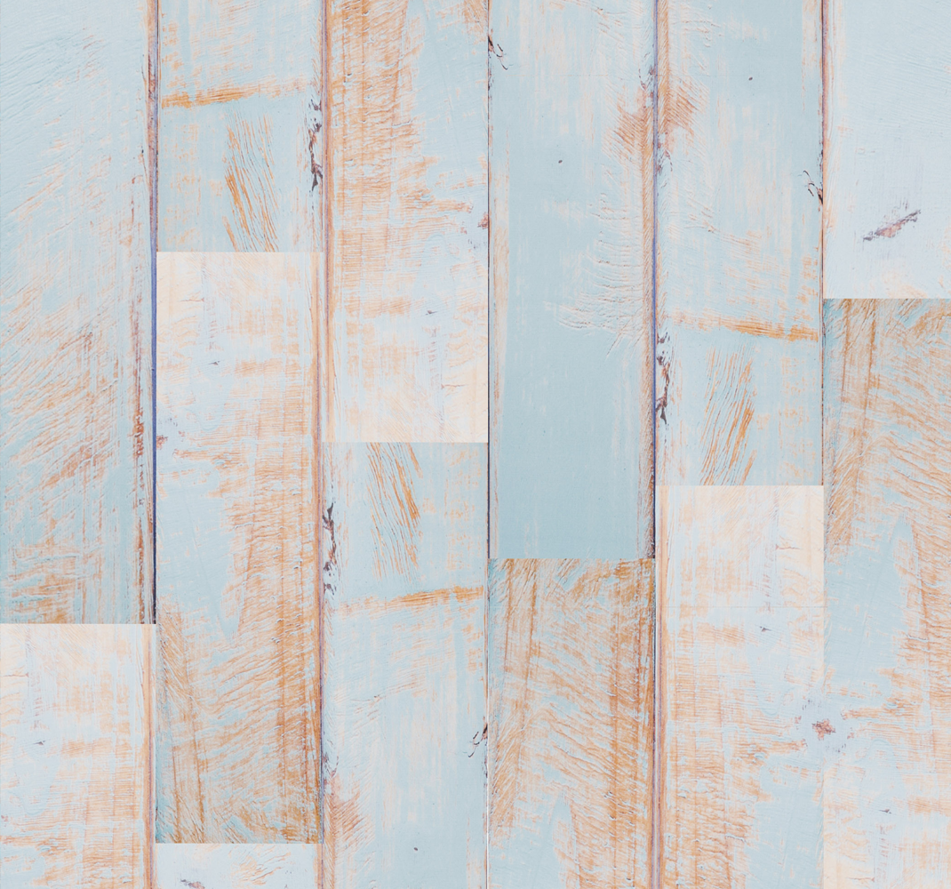 Outdoor vinyl rug in weathered wood design - TenStickers