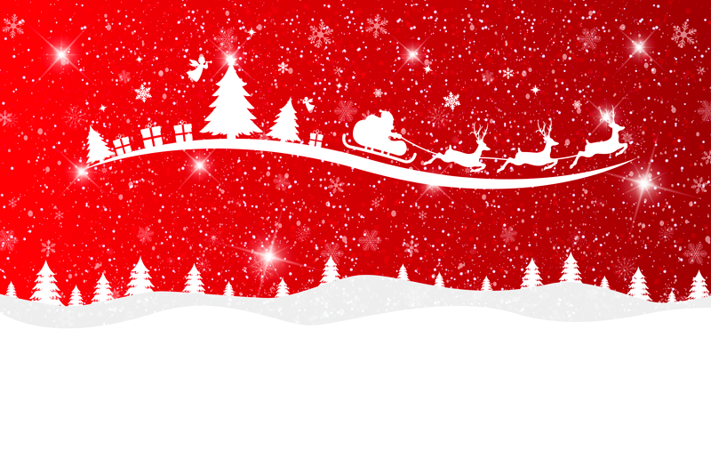 Red vinyl rug christmas wave design - TenStickers