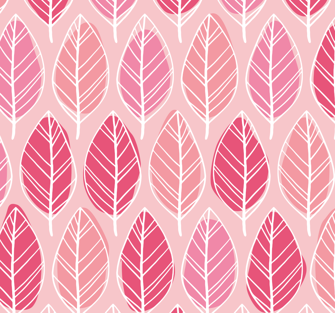 Pink vinyl rug pink birch forest - TenStickers
