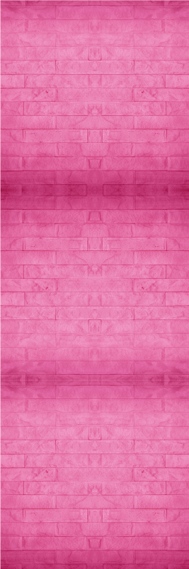 Pink vinyl rug in vibrant pink brick pattern - TenStickers