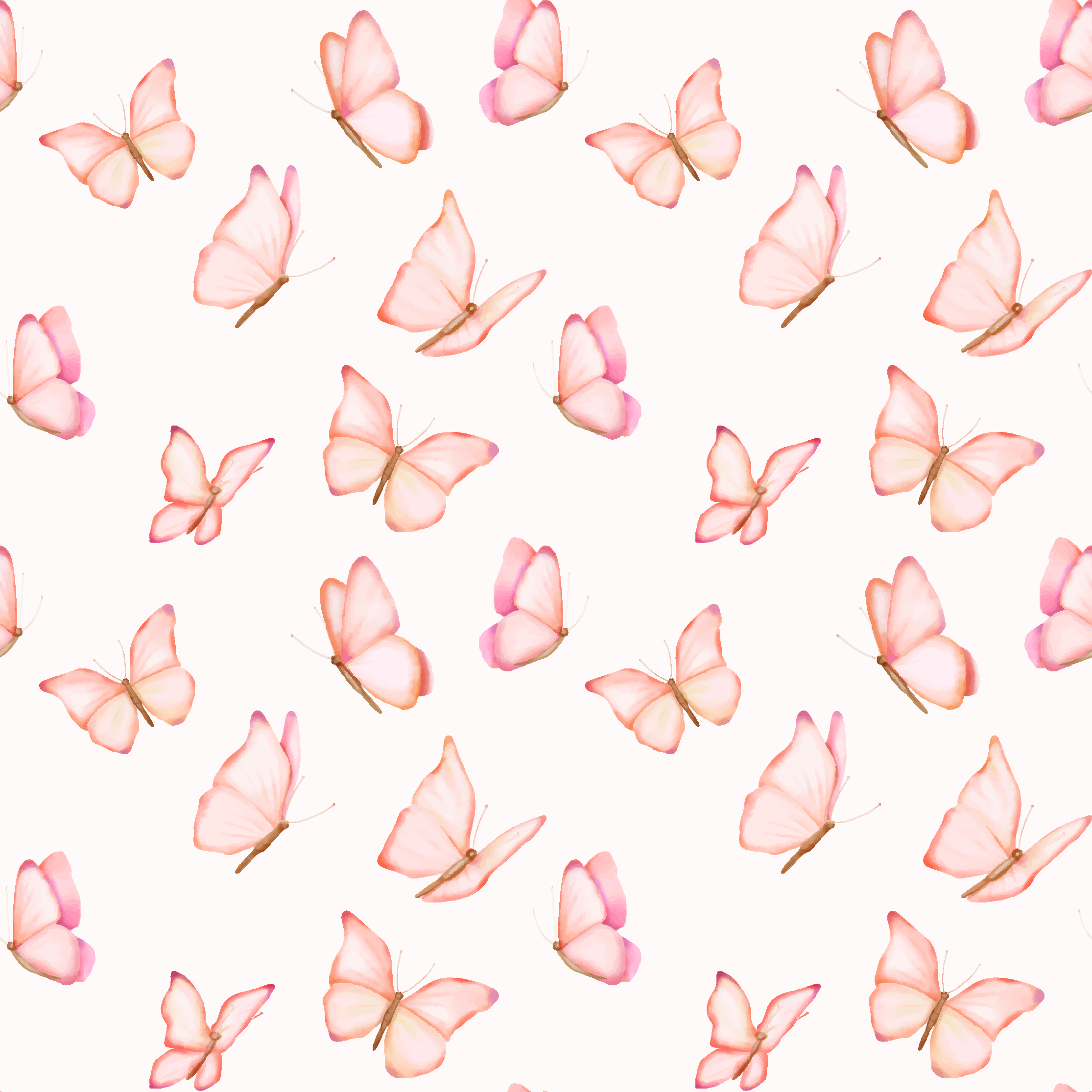 Pink vinyl rug with a pink pattern design - TenStickers