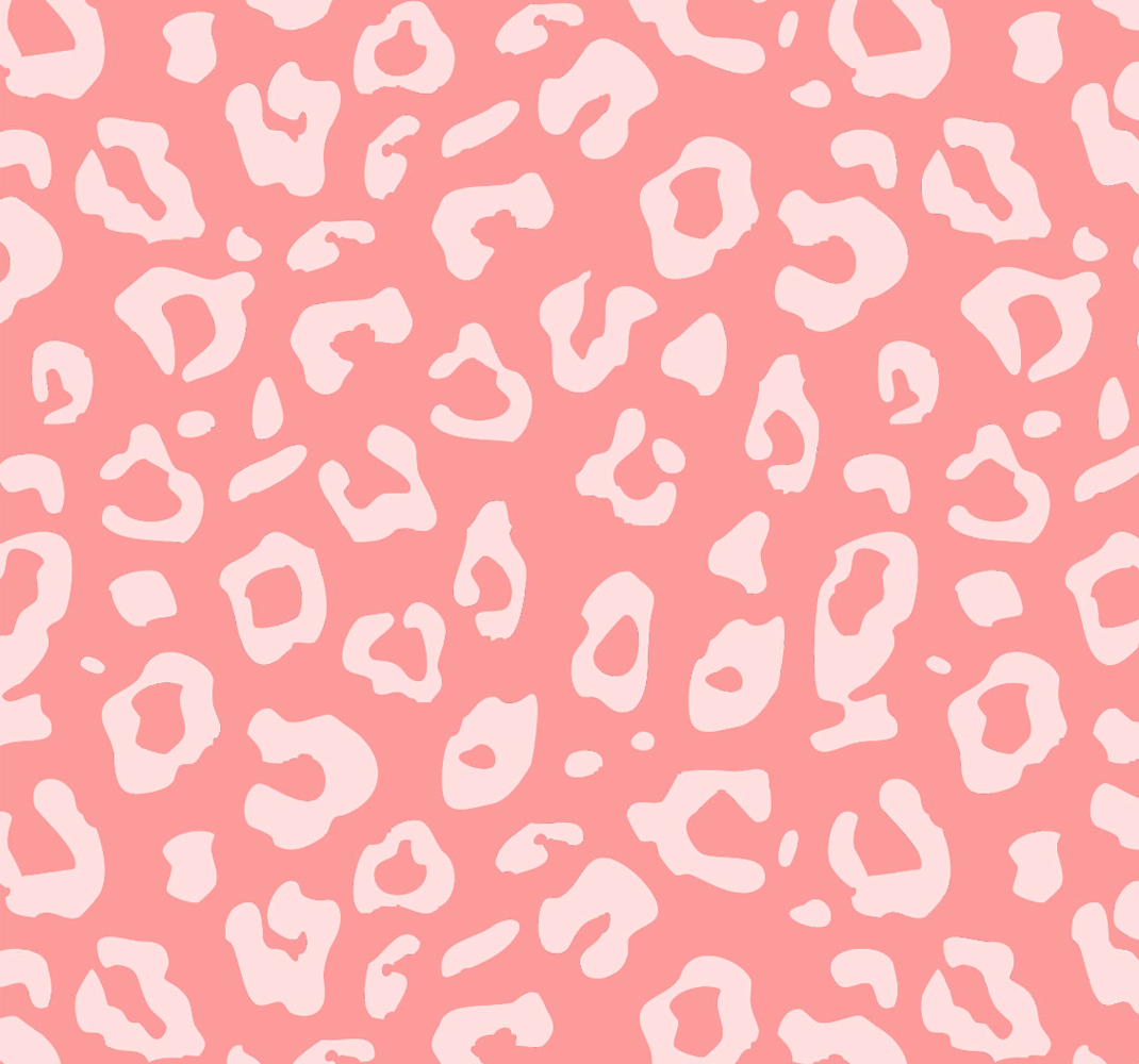 Pink vinyl rug leopard print design - TenStickers