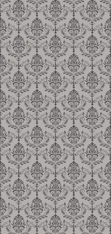 Textured vinyl rug graceful botanical muse - TenStickers