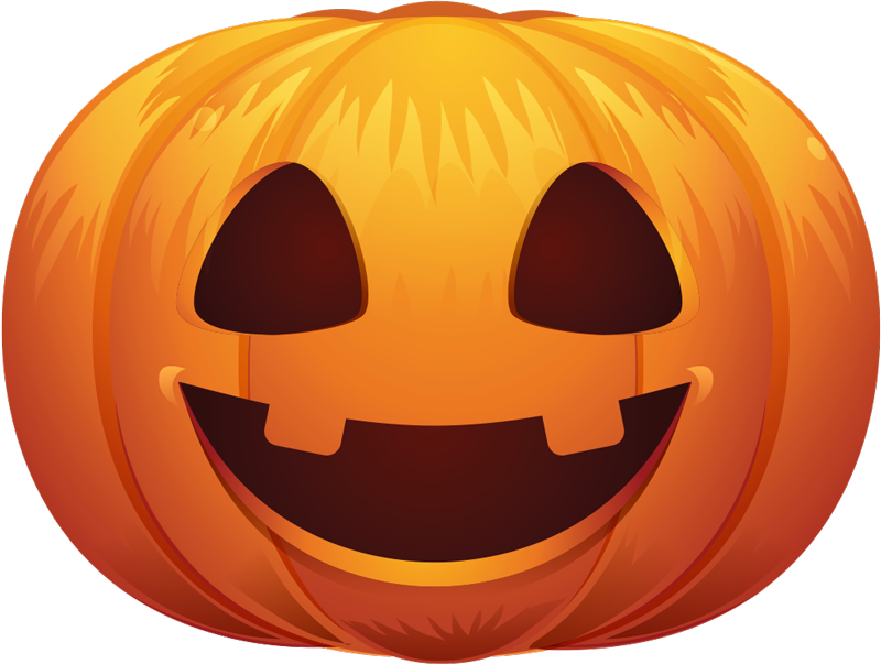 Pumpkin for Halloween rug - TenStickers