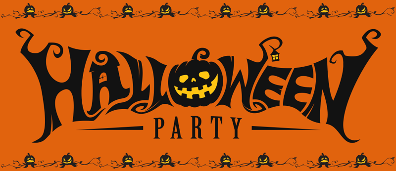 Hallowen party vinyl carpet - TenStickers
