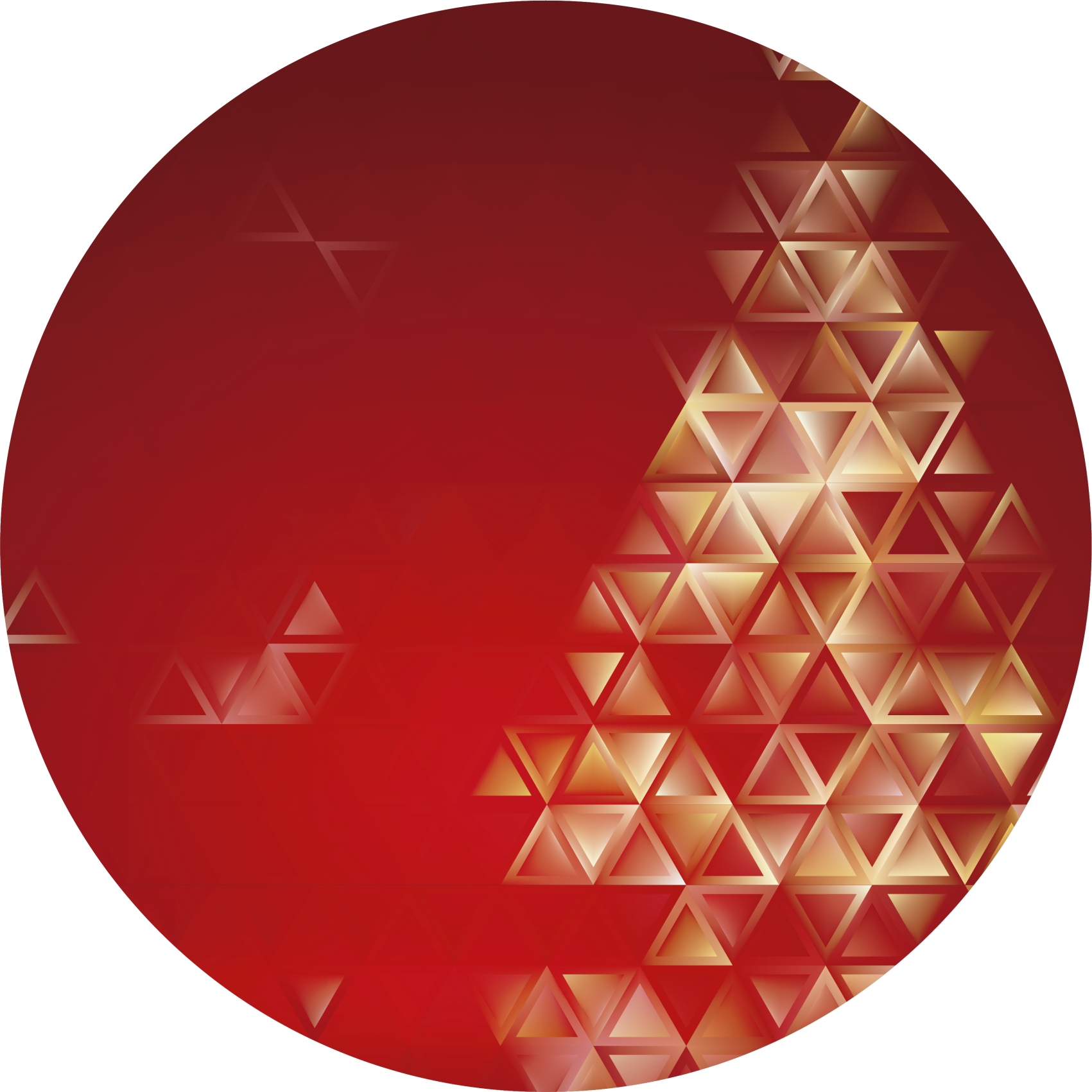 Geometric Ombre Sphere geometric vinyl rug - TenStickers