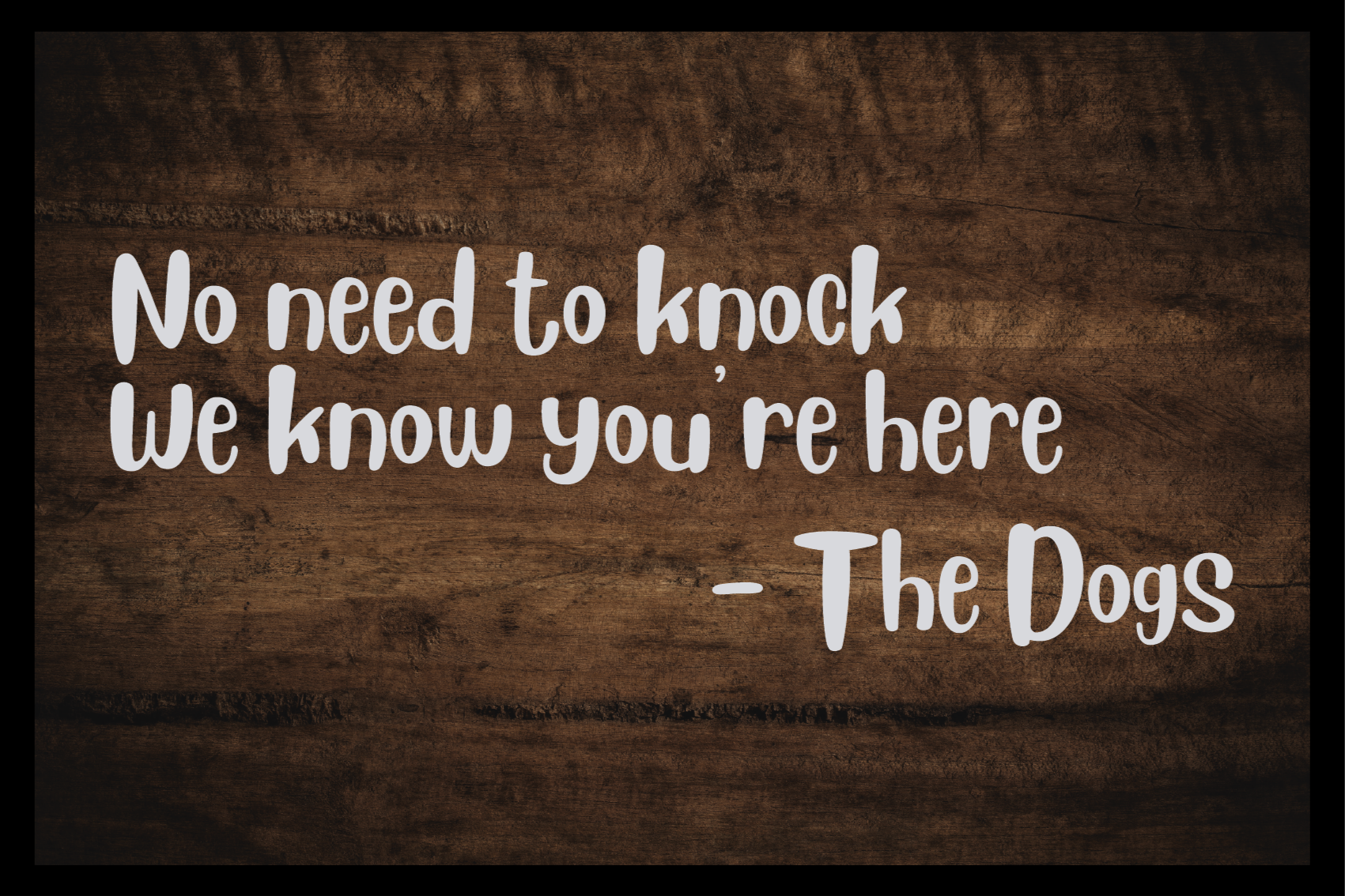 Welcoming Quote Entry custom vinyl rug - TenStickers