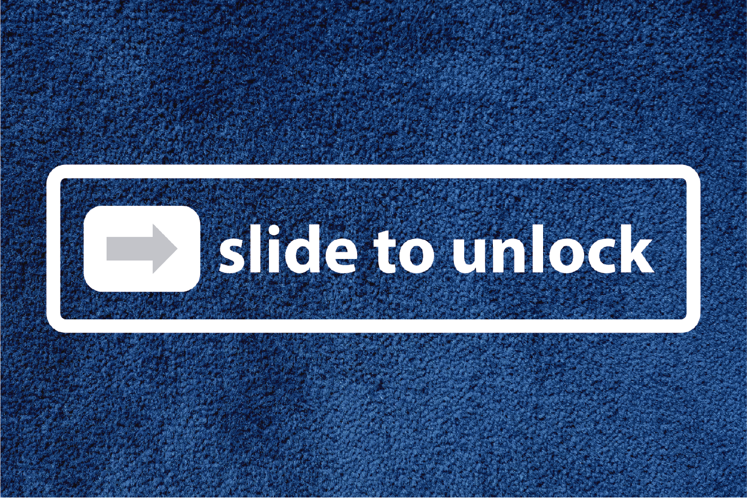 slide to unlock custom rug - TenStickers